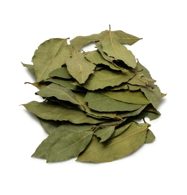 Semi-selected whole dried Turkish bay leaves in carton box